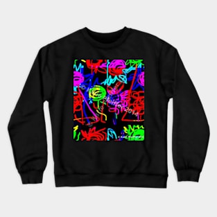 Abstract Pop Art Energy  of Love Crewneck Sweatshirt